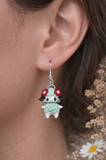 Layers In Green Pixie Earrings